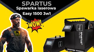 Spawarka laserowa ręczna Spartus Easy 1500 3w1  spawanie laserem przecinarka laserowa czyszczenie [upl. by Chud]