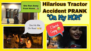 HILARIOUS Tractor Accident Prank On My “MOM”  Must Watch To Have Fun  SPURTHI VLOGS [upl. by Crompton]