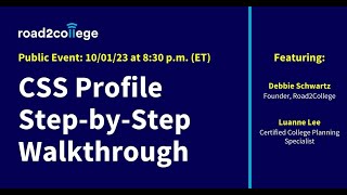 CSS Profile StepbyStep Walkthrough [upl. by Lyrak229]