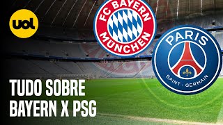 BAYERN DE MUNIQUE X PSG onde ASSISTIR AO VIVO HORÁRIO e ESCALAÇÕES nas OITAVAS da CHAMPIONS LEAGUE [upl. by Adamson]