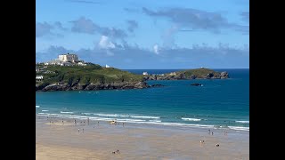 Newquay Beach Cornwall UK [upl. by Elda637]