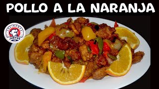 Como cocinar pollo a la naranja estilo Chino [upl. by Skvorak]