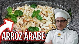 ARROZ ÁRABE  passoapasso  com frango e macarrão cabelo de anjo [upl. by Anyg]