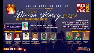 Divine Mercy Novena Day 5  02 April 2024  Logos Retreat Centre [upl. by Itsud]