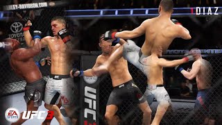 STOCKTON MOTHERFR  NICK DIAZ HIGHLIGHTS UFC 3 [upl. by Gagne276]