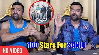 💯Stars For SANJU  Ajaz Khan Dhamaka Review On SANJU Movie  Viralbollywood [upl. by Candis893]