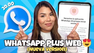 WHATSAPP PLUS Ultima Versión 2024 ✅ SOLUCION Error de WhatsApp Plus Necesitas la versión oficial [upl. by Joline]