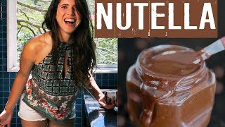 Nutella Caseira com apenas 3 ingredientes Saudável Vegana e a mais Gostosa [upl. by Yesnyl]