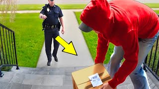 Porch Pirate Caught Redhanded By Cop But The Officer Does Something Unexpected [upl. by Allez]