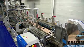 Signature Folder Gluer Line of Converting Equipment [upl. by Sanbo]