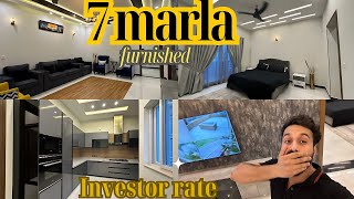 7 MARLA FURNISHED HOUSE TOUR Luxury House in Bahria Town  House For Sale  Real Estate [upl. by Lian]