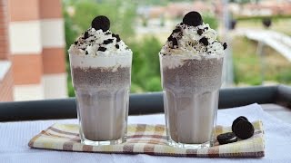 Oreo Vanilla Ice Cream Milkshake  Easy Homemade Oreo Milkshake Recipe [upl. by Pegg365]