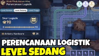 Perencanaan Logistik Level sedang Max Skor  Hiruk Pikuk Aurum Alley  Honkai Star Rail 13 [upl. by Zilevi]