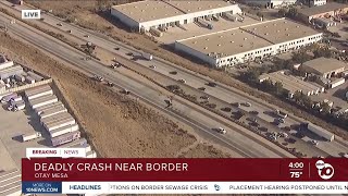 1 dead one hospitalized in rollover crash in Otay Mesa [upl. by Popele548]