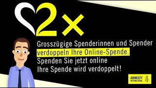 Verdoppeln Sie Ihre Wirksamkeit  Amnesty Schweiz [upl. by Asfah]