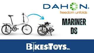 Bicicleta 🚴‍♀️ plegable Dahon Mariner D8 review en Español [upl. by Annaiv3]