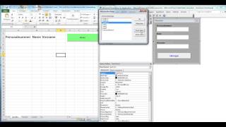 9ESEingabemaske für einfache Datenbank in Excel VBA programmieren [upl. by Anissej778]