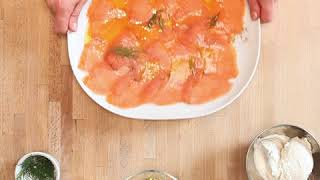 Carpaccio di salmone [upl. by Onitnelav]