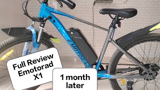 Emotorad X1 review after use  Emotorad X1 best electric cycle  Best electric cycle under 25000 [upl. by Zebulon495]