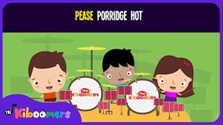 Pease Porridge Hot Song Lyric Video  The Kiboomers Preschool Songs amp Nursery Rhymes for Kids [upl. by Demaria803]