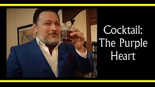 Cocktail  The Purple Heart Mixology [upl. by Enisaj]