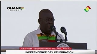 FULL SPEECH Pres Akufo Addos Address at 61st Independence Day Celebration [upl. by Kirkpatrick]