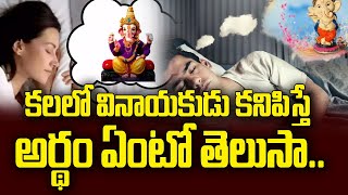 కలలో వినాయకుడు కనిపిస్తే అర్థం ఏంటో తెలుసా  Kalalo Vinayakudu  Talapatram [upl. by Lisk]