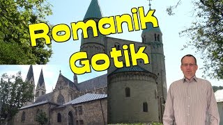 Romanik amp Gotik in der Architektur🏰⛲Übergang der BaustileLebendiges Mittelalter per Video Baustile [upl. by Renfred430]