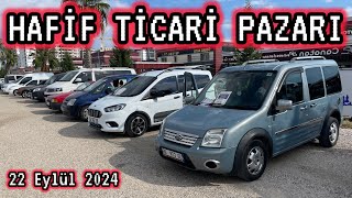 HAFİF TİCARİ PAZARI 22 EYLÜL 2024 OTO PAZARI SAHİBİNDEN SATILIK ARABA FİYATLARI doblo courier [upl. by Maurene475]