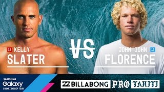 Kelly Slater vs John John Florence  Billabong Pro Tahiti 2016 Final [upl. by Aneema]