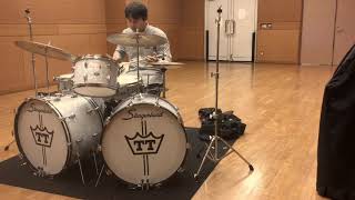 Slingerland Louie Bellson kit test [upl. by Tesler191]