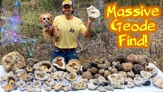 Crystal Collecting In Geode Heaven TOP SECRET Location  Digging Quartz in Missouri [upl. by Snowman841]