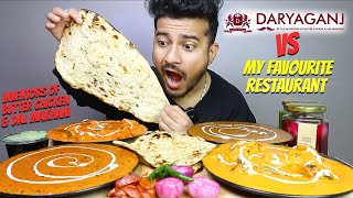 INDIAN BEST DAL MAKHANI AND BUTTER CHICKEN WITH BUTTER NAAN AND GARLIC NAAN daryaganj8879 MUKBANG [upl. by Schacker]