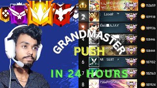 FREE FIRE BR Grandmaster Push Dominating Top 1 GUILD TEST gyangaming actionblot freefire [upl. by Buroker552]