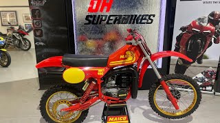 1981 MAICO 490 Mega 2 Vintage Classic Twinshock Motocross 2 Stroke two Strokedhsuperbikes [upl. by Gnal]