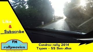 Condroz rally 2014  ONBOARD  Tsjoen on SS BenAhin HD [upl. by Aryn]