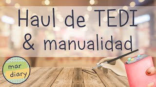 🎀Haul de TEDI y manualidad  Papelería  Mar Diary [upl. by Aivon456]