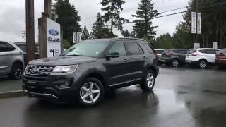 2017 Ford Explorer XLT AWD W Power Lift Gate amp Nav Review  Island Ford [upl. by Reteid]