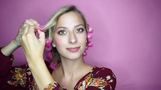 Spoolies Hair Curlers  Original Pink How to Use Heatless Curlers for Beautiful Healthy Hair [upl. by Ennazzus422]