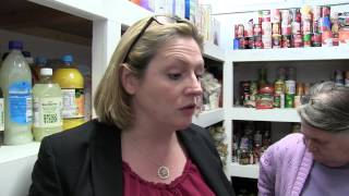 Mary Macleod MP cuts benefits – then weeps crocodile tears at food bank [upl. by Derzon]