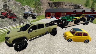 Millionaire gives away tons of ATVs and cars  Farming Simulator 22 [upl. by Averyl248]