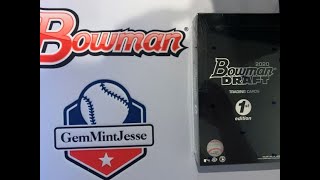 2020 Bowman Draft  1st Edition [upl. by Eadahs]