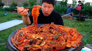 아버지께서 먹방을 중단하십니다 나홀로 묵은지 소갈비찜 먹방 Braised aged kimchi with Beef ribs 요리amp먹방  Mukbang eating show [upl. by Asyle]