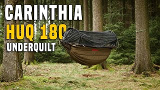 Carinthia HUQ 180 Underquilt Hängematten Isolation  Testbericht Gear Review [upl. by Berty]