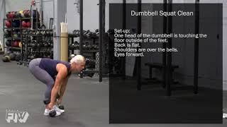 Dumbbell Squat Clean [upl. by Hahn]