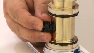 Fix Leaky Faucet Base  How to Replace SingleControl Faucet Diverter [upl. by Cirded398]