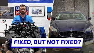 Did I Just Find a Brand New FerrariMaserati Engine  Quattroporte GTS  PT7 [upl. by Nodlew]