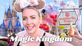 DISNEY WORLD VLOG ✨🐭🏰  Magic Kingdom DOLE WHIP Pirates TRON Happily Ever After and more [upl. by Acemahs]