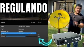 Como Regular Antena Nova Parabólica com MidiaBox SE Passo a Passo [upl. by Nnanerak]