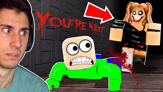 Can Baldi Escape ROBLOX NANNY [upl. by Anilek]